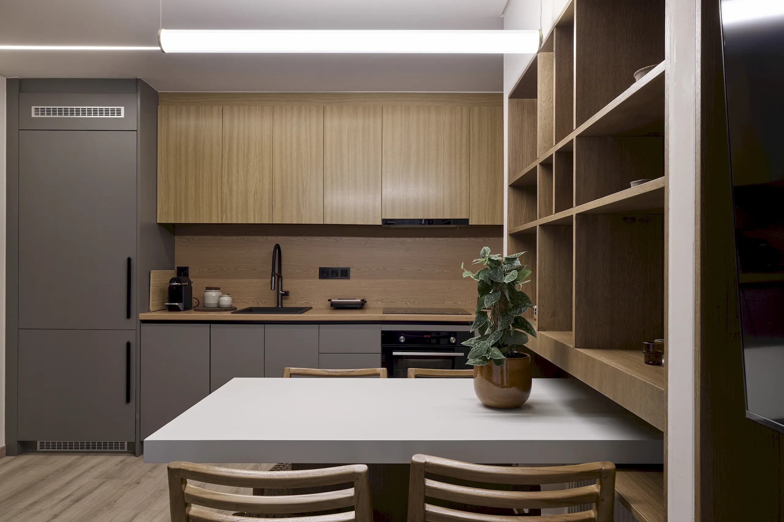 Coffee in your own kitchen. No queues, no awkward buffets.